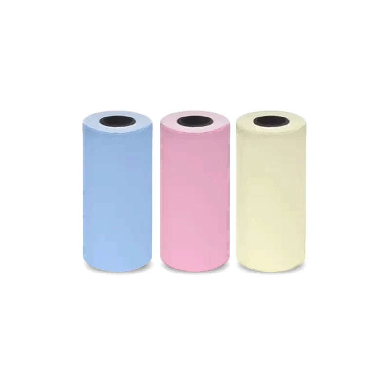 Portable thermal mini printer photo pocket thermal label print 58mm printing wireless Bluetooth Android iOS print sticker paper