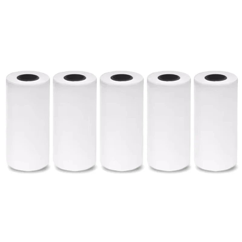 Portable thermal mini printer photo pocket thermal label print 58mm printing wireless Bluetooth Android iOS print sticker paper